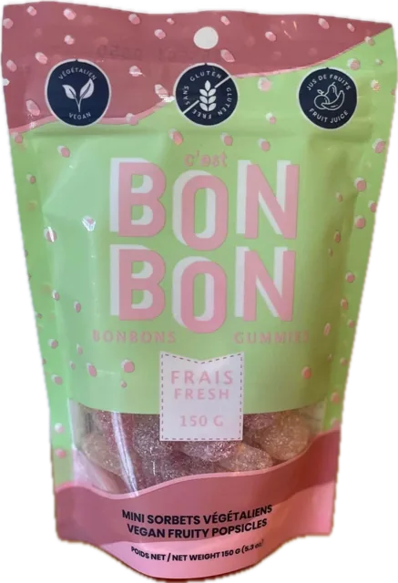 A bag of Bon Bon vegan gummies